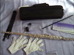 FL-471 CUPRONICKEL 16 GAT Gesloten Fluit Hoogwaardige Verzilverd Fluit Spelen C Tune Muziekinstrument Fluit met Case