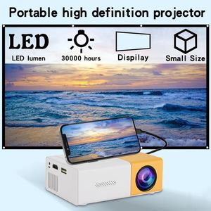 YG300 Portable Mini Projecteur HighDefinition Television USB SD Prise en charge de la mémoire Film Outdoor 240419