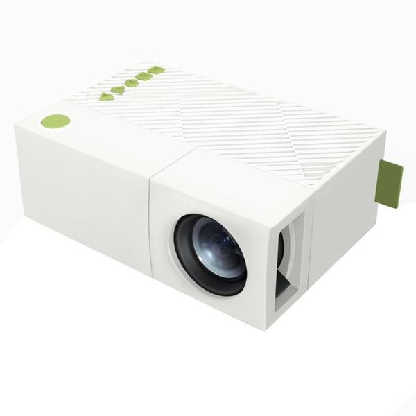 YG310 Proyector LED LCD Proyección LED de alta resolución 400-600Lum 1080P Audio AV Ranura para tarjeta Micro SD Mini proyector