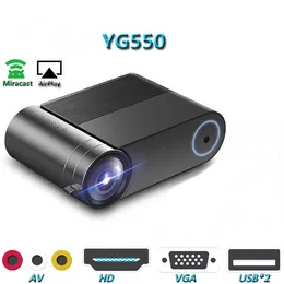 YG550 1080P LED Projector WiFi Multi-Screen Home Theater Beamer Full HD Proyector 2400 lumen sync scherm optioneel