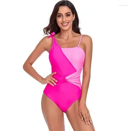 Ygolonger femmes maillots de bain été féminin bain 1 pièce tenues Push Up Sexy spectacle taille haute Monokini Bikini vêtements de luxe