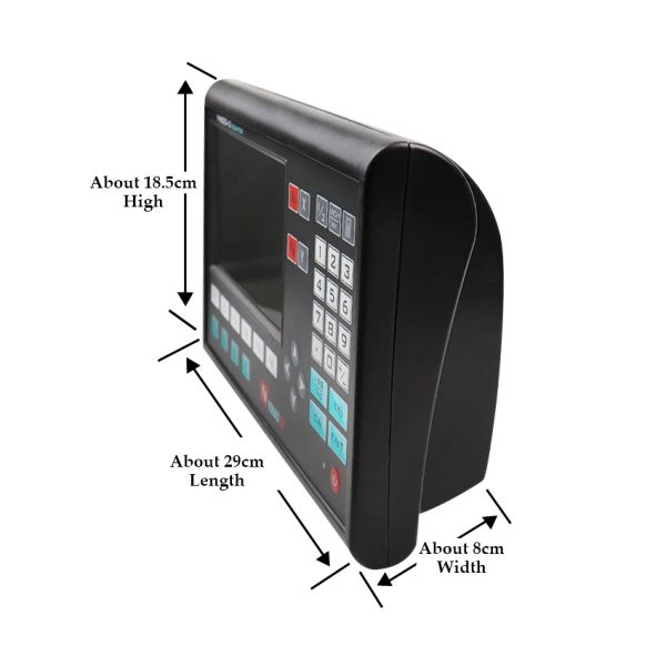 YH800-2 YH800-3 LCD DRO Digital Readout Kit Affichage d'origine TTL Signal 9 broches pour le moulin à tour CNC Machines