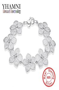 Yhamni Fashion Original Jewelry Real 100 925 Bijoux en argent sterling Bracelet Femmes Gift Whole H3173780068