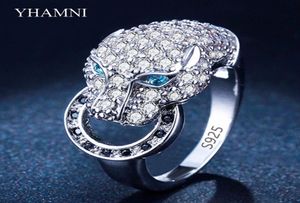 Yhamni mode Popular Silver Leopard Rings for Women Fashion Animal Rings Party Punk Jewelry Accessoires Anel Bijoux Perfect 2718374