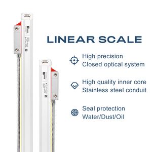 Encodeur linéaire de règle optique linéaire YHSino 5U 5V TTL DB9 50 100 150 200 250 300 350 400 450 pour le moulin à tour CNC Boring
