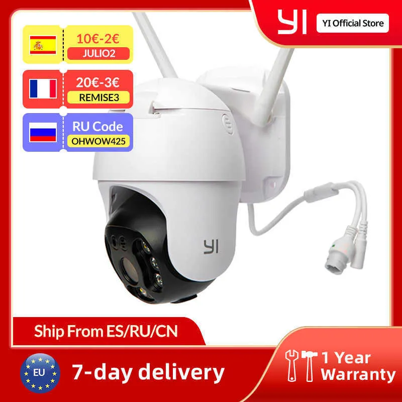 yi ptz wifi outdoor camera 1080p