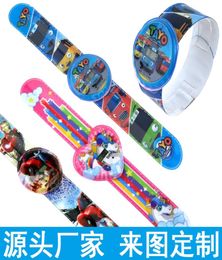 Yibei gift Elektronisch speelgoed kinderen039s elektronische cartoon snap horloge waterdicht Jongen en Meisje Pat watch6075930