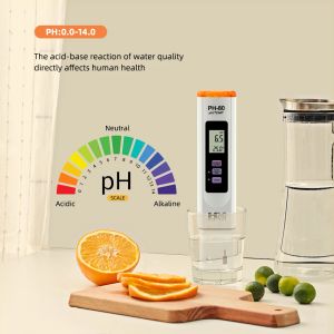 Yieryi 2023 NIEUW PH METERS Professionele aquariumwaterkwaliteit Tester Monitor 0-14 pH Temp Detector voor zwembad hydroponics