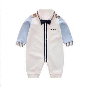 Yieryying Baby Casual Rompper Boy Gentleman Style Onor para Autumn Baby Jumpsuit 100 Cotton LJ2010232796022
