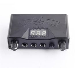 Yilong Permanent Makeup Tattoo Supply Tools 1PCS Black Skull Tattoo Machine Alimentation pour le liner Shader9408739