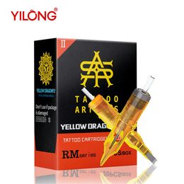 Yilong aiguilles de tatouage jetables cartouche professionnelle aiguilles de maquillage de haute qualité pour Machine à tatouer maquillage Microblading 240219