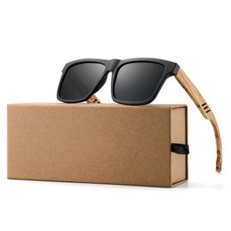 YIMATUILI mode lunettes de soleil polarisées en bois femmes carré coloré rétro myopie optique Prescription lunettes de soleil cadre hommes 8028 240118