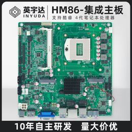 Yingyuda HM86/87 Vierde generatie 17 -17itx Integrated Motherboard Dual Serial Port All-in-One Machine Industrial Control Motherboard Support 4K