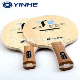 YINHE T11 T11S pala de tenis de mesa Balsa peso ligero carbono Original Galaxy raqueta Ping Pong Bat Paddle 240122