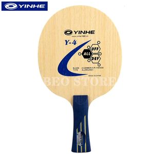 YINHE Y4 carbone lame de Tennis de Table Allround Original Galaxy Ping Pong batte pagaie 240122