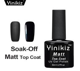 Yinikiz 2017 Topbasis jas zwarte kleur matte glanzende uv led Soak Off gel Pools set Frosted Surface Matt Top Coat GEL4791779