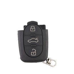 Yiqixin Flip Plip Pliant Remote Car Key Shell pour Audi A2 A3 A4 A6 A8 TT B5 RS4 Quattr Battery Solder CR2032 / CROIR FOB COUVERCLE FOB