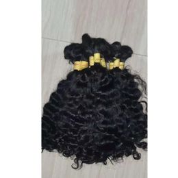 Yirubeauty Braziliaanse 100% menselijk haar Bulks Krullen 8-30 inch natuurlijke kleur Peruaanse Indiase haarproducten