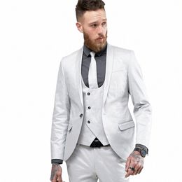 Yiwumensa Printemps / Automne Robe De Noiva Slim Fit Mariage Groomsmen Blazer + Gilet À Double Boutonnage + Pantalon Costumes Pour Hommes Sur Mesure I16o #