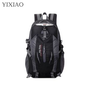 Yixiao Mountaineering Backpack Waterdichte mannelijke vrouwen Outdoor Camping Travel Casual klimmen Trek Sports Rucksack Bags 220721