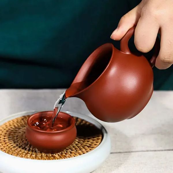 Yixing Classic Purple Clay Fair Cup Handmade Cha Hai TeaCup Chinese Tea set Accessoires Drinkware Tea Ceremony Supplies 180ml