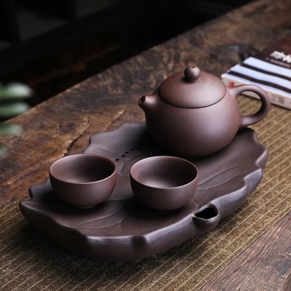 Yixing Tea Pot boutique Purple Clay Xishi Tapot Ore Beauty Kettle Master Master Té Té Ceremonía Bola Hervidor de té té té té de té