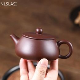 Yixing Tea Pot Purple Clay Scoop Scoop TEAPOT Chinois Filtre fait à la main Kettle Raw Ore Zisha Teware Authentic Gifts 170ml