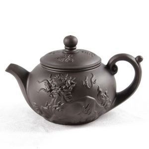 Yixing – théière de grande capacité de 300ml, service à thé en argile violette, bouilloire Kung Fu, cérémonie du thé chinois, 240315