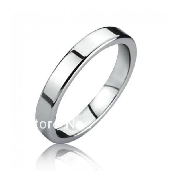 Yizhan, envío gratis, joyería a precio barato, EE. UU., Brasil, Rusia, gran oferta, anillo de tungsteno plano de plata de 3MM para hombre, banda de boda