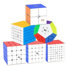 YJ MGC Versieserie MGC 4x4 5x5 6x6 7x7 Megaminx M Magnetische snelheid Cube Yongjun Mgc 4x4 Cube Magic Fidget Toy 240426