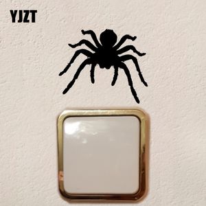 YJZT Spider Wandschakelaar Stickers Home Room Decor Vinyl Decal Art Creative S19-0275