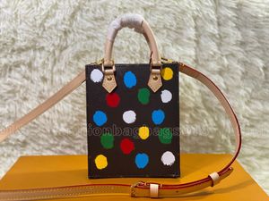 Infinity Dots Designer Tote : Petit porte-monnaie à bandoulière pour femme - Sac à bandoulière de luxe avec style coloré - YK PETIT SAC PLAT M81867