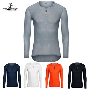 YKYWBIKE Fietsshirt met volledige mouw Fietsshirt Unisex ondergoed Racefietskleding Basislaag MTB Racefiets Sportkleding 240219