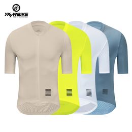 Ykywbike Mens Bicycle Jersey Summer Mail Bicycle Shirt Downhill Jersey High Quality Professional Team Short Sleeve Bicycle Clothing 240425