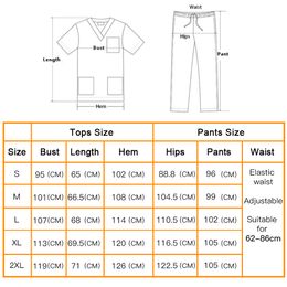 YL006 Style Femmes Scrub Tops + Pant Men Men de chirurgie médicale Sclus de chirurgie SCHIT