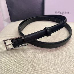 Ceinture YLS classique Y marque de luxe en cuir véritable ceinture pour femme