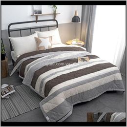 Ymqy mode zomer dunne trooster quilt sprei gooit deken deken twinquen king size quilten dekens plaids polyester kyzaw comfort hf1u3