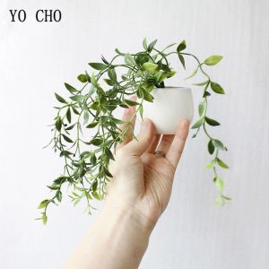 Yo Cho Fridge Sticker Artificiel Succulent Plant Fleur Fridge Fridge Chalkboard Magnet magnétique Plants en pot