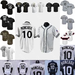 Yoan Moncada Jersey 1990 Turn Back Nick Name Yoyo Women White Pullover Black Golden Grey Pinstripe Player Fans Salute to Service Size