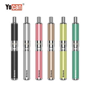 Yocan Evolve-D Kits E-cigarette 510 Batteries à fil Vaporisateur d'herbes sèches Stylo vape à double bobine