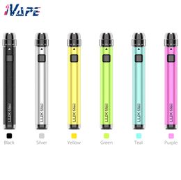 YOCAN LUX-serie cartridge vaporizer batterij Lux/Lux Plus/Lux Max 400/650/900mAh 1,8V-4,2V 10s voorverwarmen Type-C opladen 510 draad