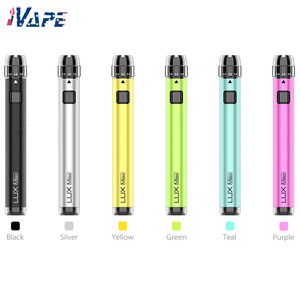 YOCAN LUX Series Cartucho Vaporizador Batería Lux/Lux Plus/Lux Max 400/650/900mAh 1.8V-4.2V 10s Precalentamiento Tipo-C Carga 510 Rosca