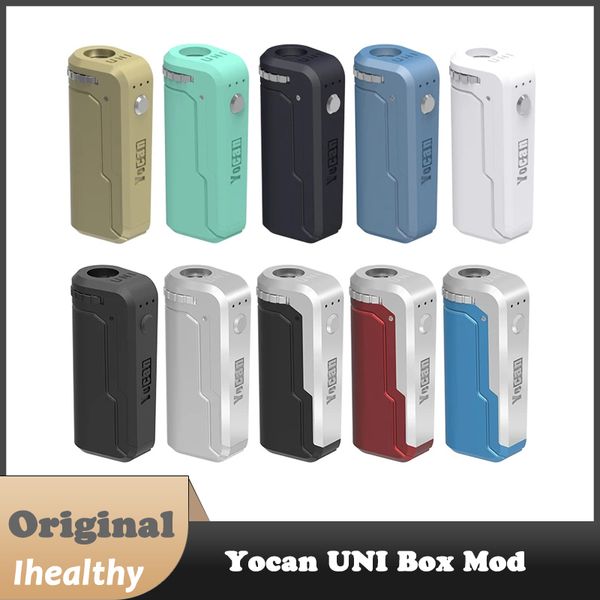 Yocan UNI Box Mod Batterie intégrée de 650 mAh avec vaporisateur de cigarette électronique fileté à hauteur réglable 510