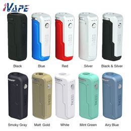 Yocan UNI Box Mod Mod incorporado 650mAh Precalentamiento VV Voltaje ajustable Mods Ecig para 510 Cartucho de vapeo de aceite grueso