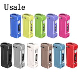 Yocan UNI Pro Box Mod 650mAh Batterij 10s Voorverwarmen VV Variabele Volta Verstelbare hoogte en diameter Houder Geschikt voor alle verstuivers 11 kleuren OLED-display 100% origineel