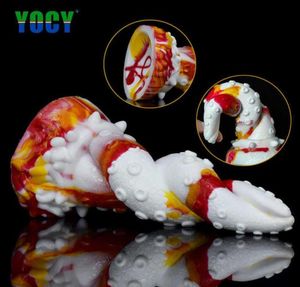 Yocy Silicone Octopus Anal Toy Tot Butt Animal Plux Tentacle fantasy Dildo Masturbate for Women Men Orgasm Anus Perles 2106294861254223050