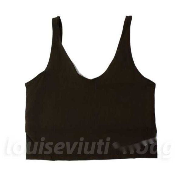 Yoga aligner vêtements sport gilet u-back soutien-gorge Fitness Jogging avec coussin de poitrine doublé sous-vêtements de sport débardeurs dames