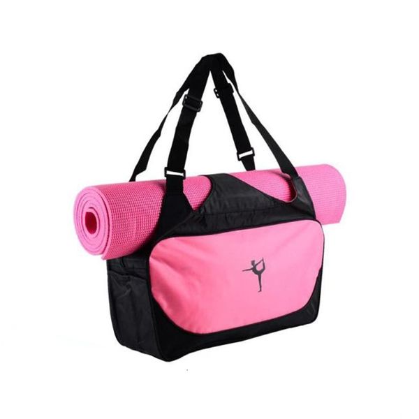 Sacs de yoga Sac de yoga étanche multifonctionnel de qualité pour tapis de gymnastique Sac à dos en nylon Porte-épaules Yoga Pilates Mat Bag no Yoga Mat 230605