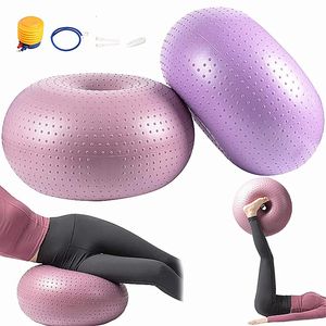 Yoga Ball Oefening Fitness Pilates Donut Balans Training Huis Gymnastics Gym Dikking Antiblast 240410