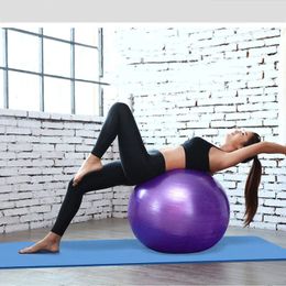 Yoga Ball Fitness Balls Sports Pilates Birant Exercice de fitball Entraînement Massage Ball Ball Gym 45 cm Équipements d'entraînement 240418